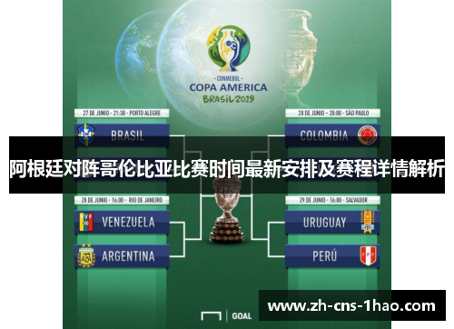阿根廷对阵哥伦比亚比赛时间最新安排及赛程详情解析